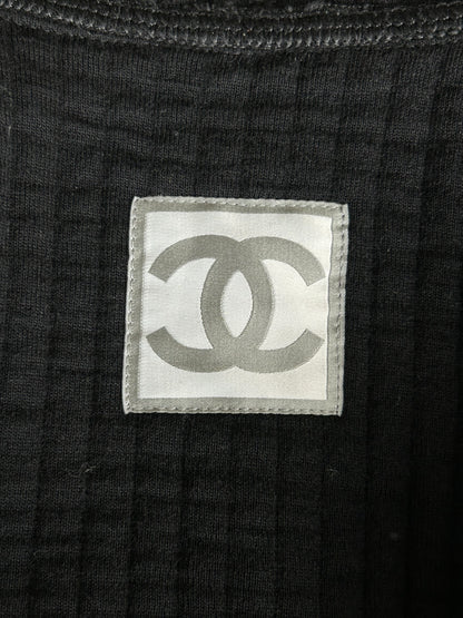 Chanel Black Shearling Women's Zip Up Hoodie