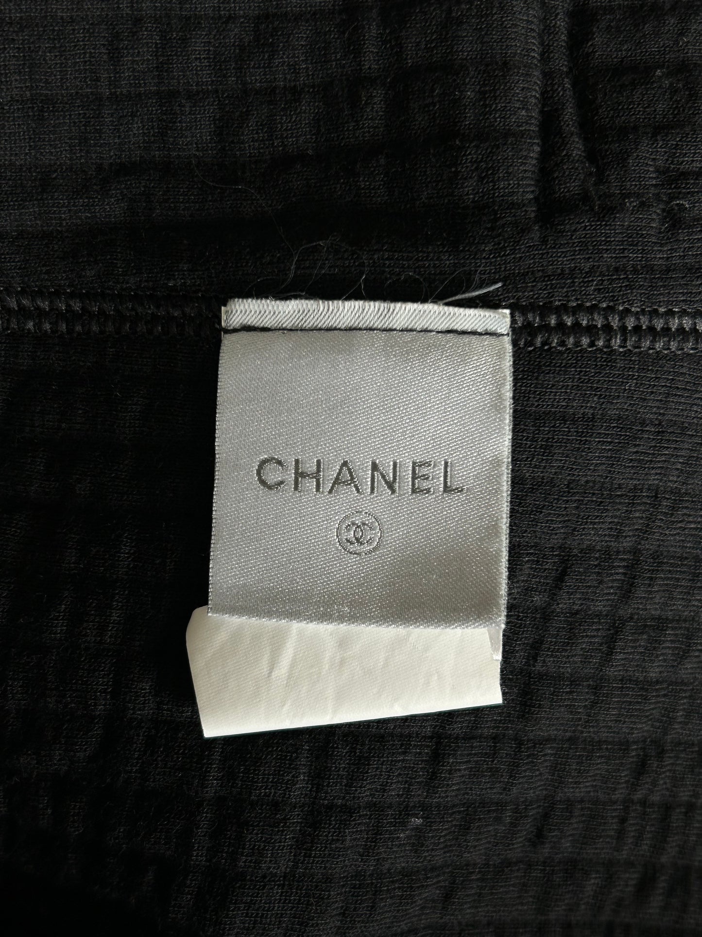 Chanel Black Shearling Women's Zip Up Hoodie