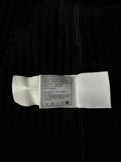 Chanel Black Shearling Women's Zip Up Hoodie