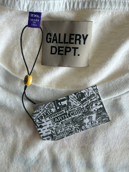 Gallery Dept White License Plate T-Shirt
