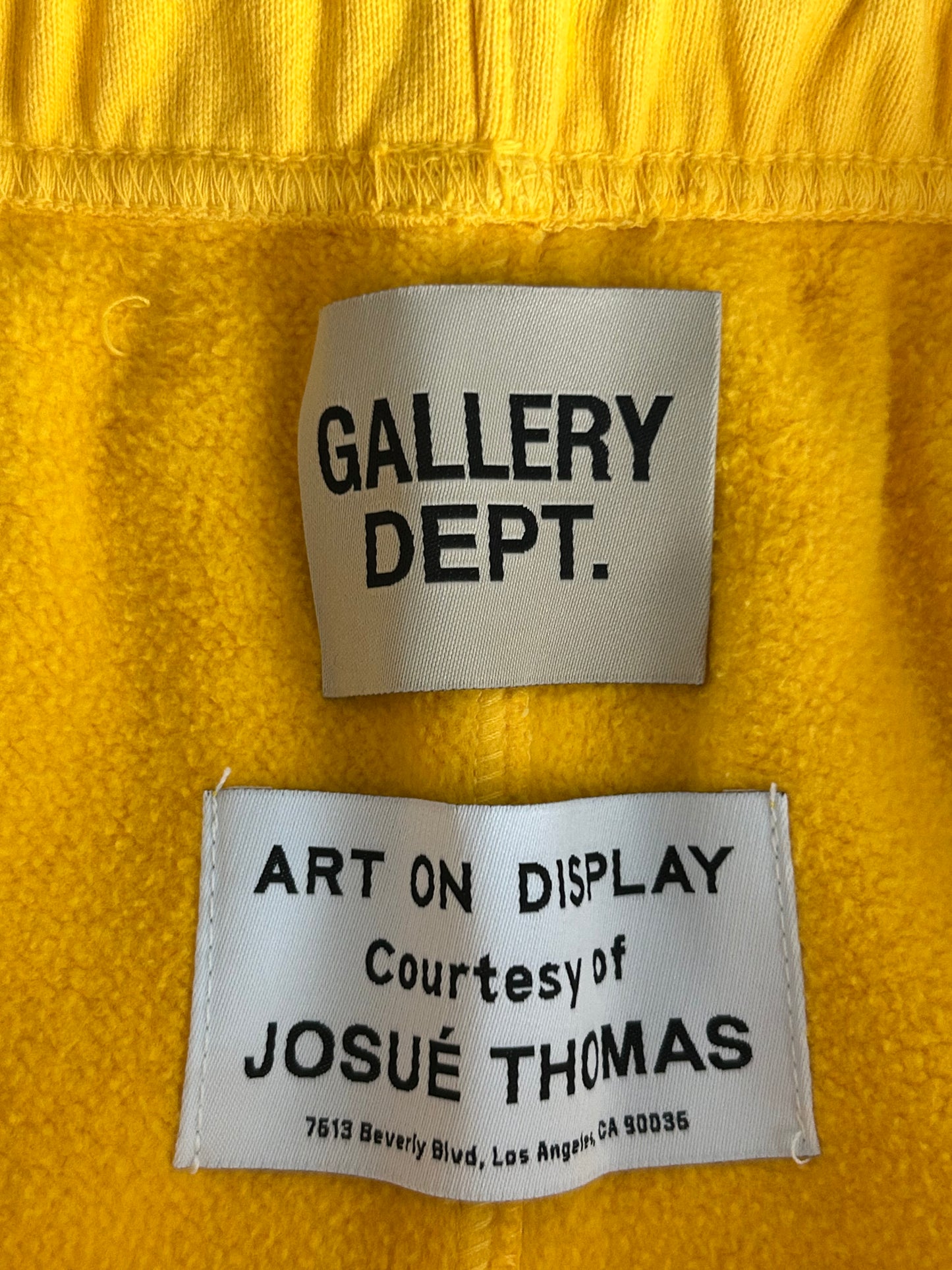 Gallery Dept Yellow Dept Gym Sweatpants