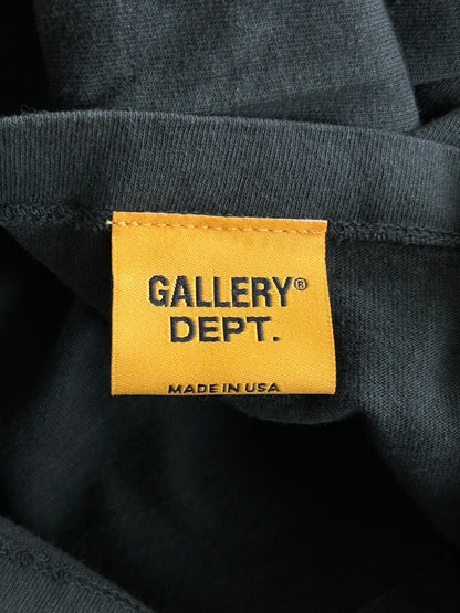 Gallery Dept Faded Black & Yellow ATK Logo T-Shirt