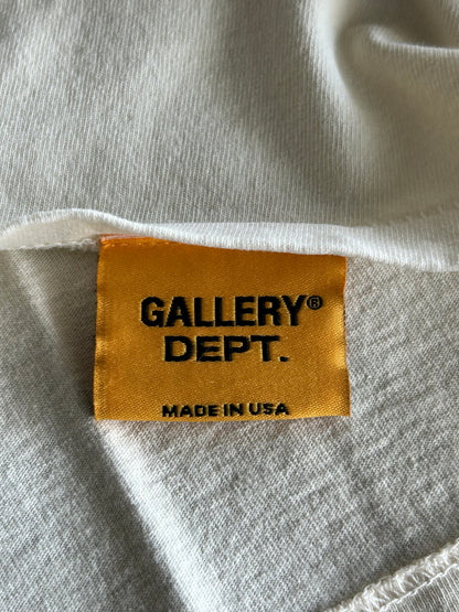 Gallery Dept Cream & Black Gym T-Shirt