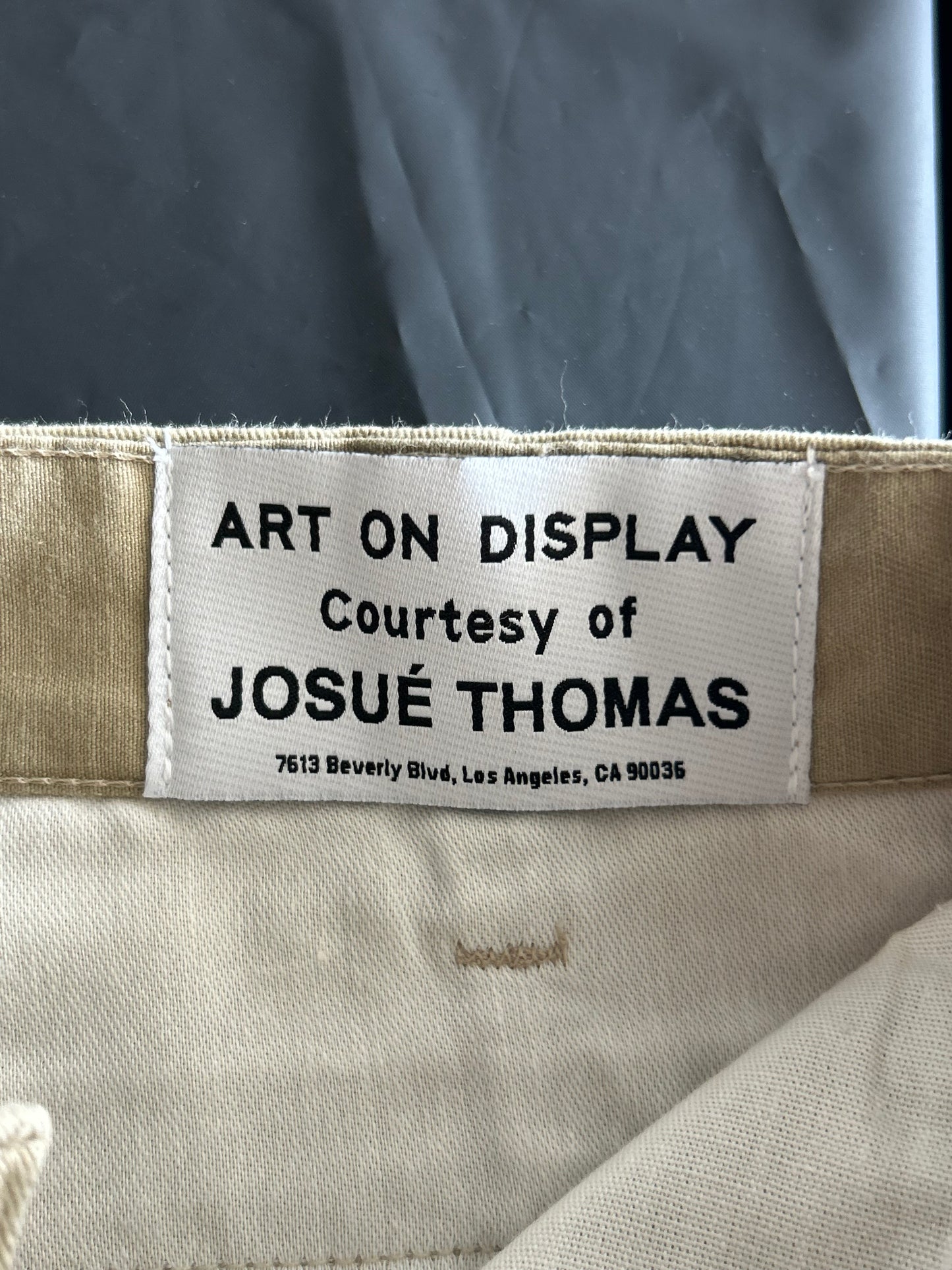Gallery Dept Beige Paint Splatter Workshop Shorts