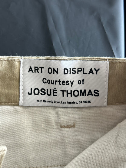 Gallery Dept Beige Paint Splatter Workshop Shorts