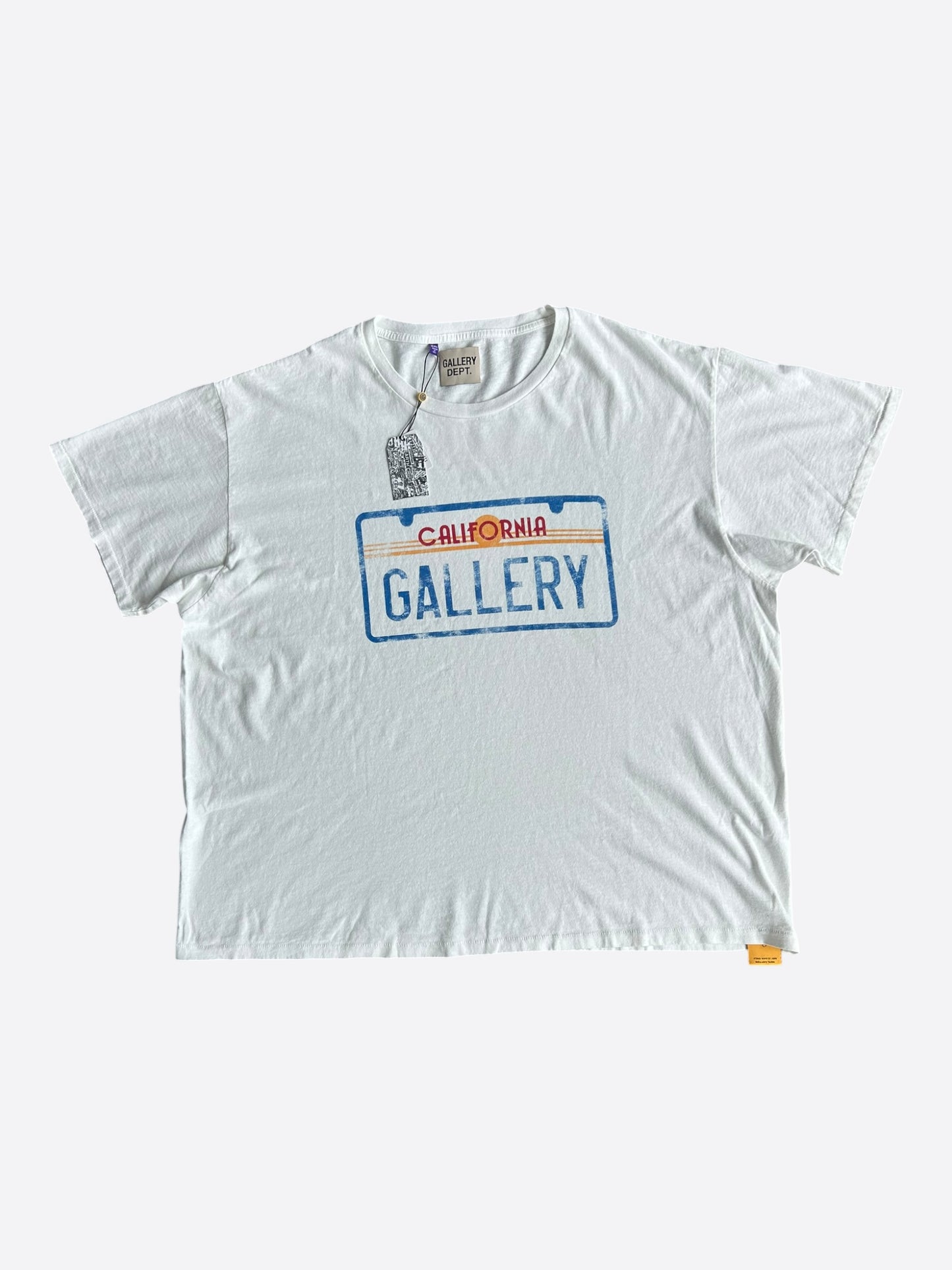 Gallery Dept White License Plate T-Shirt