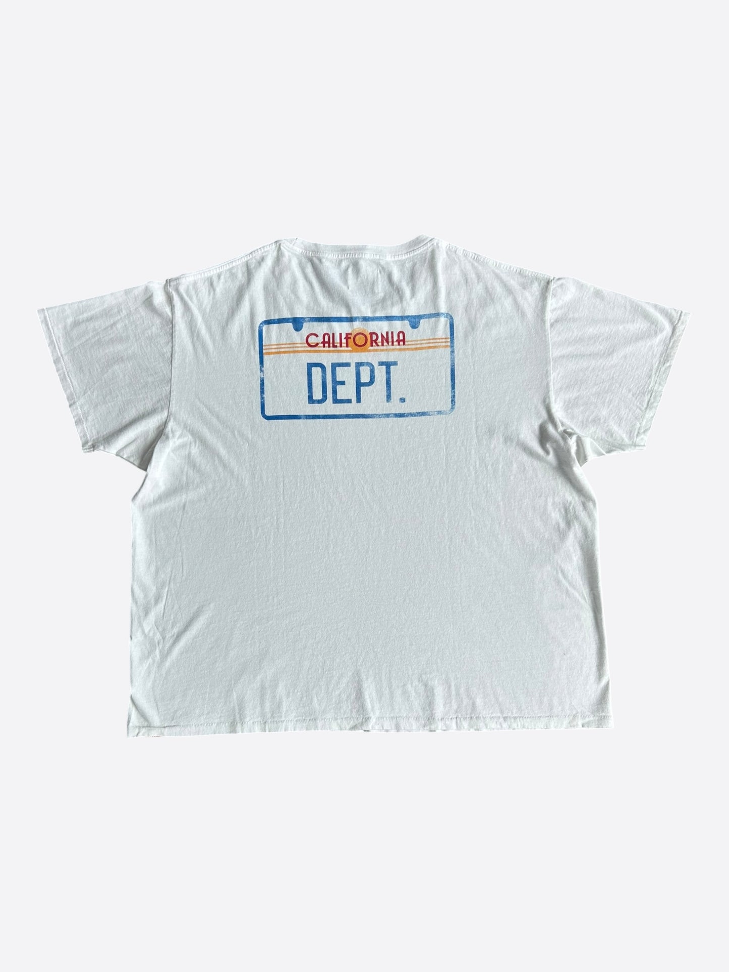 Gallery Dept White License Plate T-Shirt