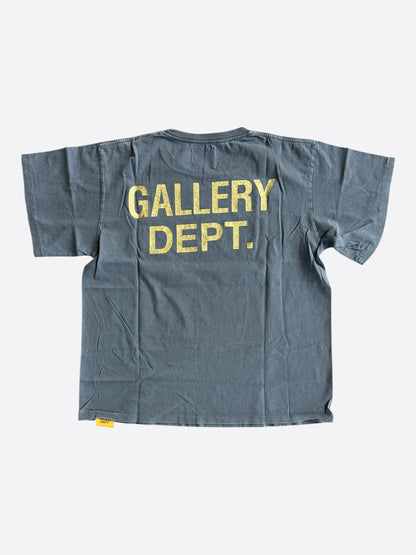 Gallery Dept Vintage Black Skeleton Beach Glitter Logo T-Shirt