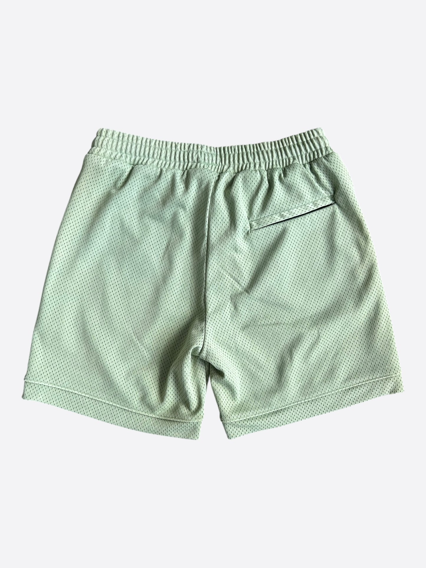 Gallery Dept Green & Black French Logo Mesh Shorts