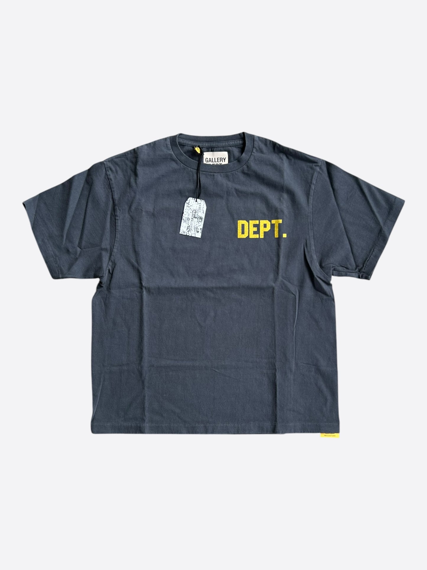 Gallery Dept Faded Black & Yellow Student Coach Reversible Logo T-Shirt