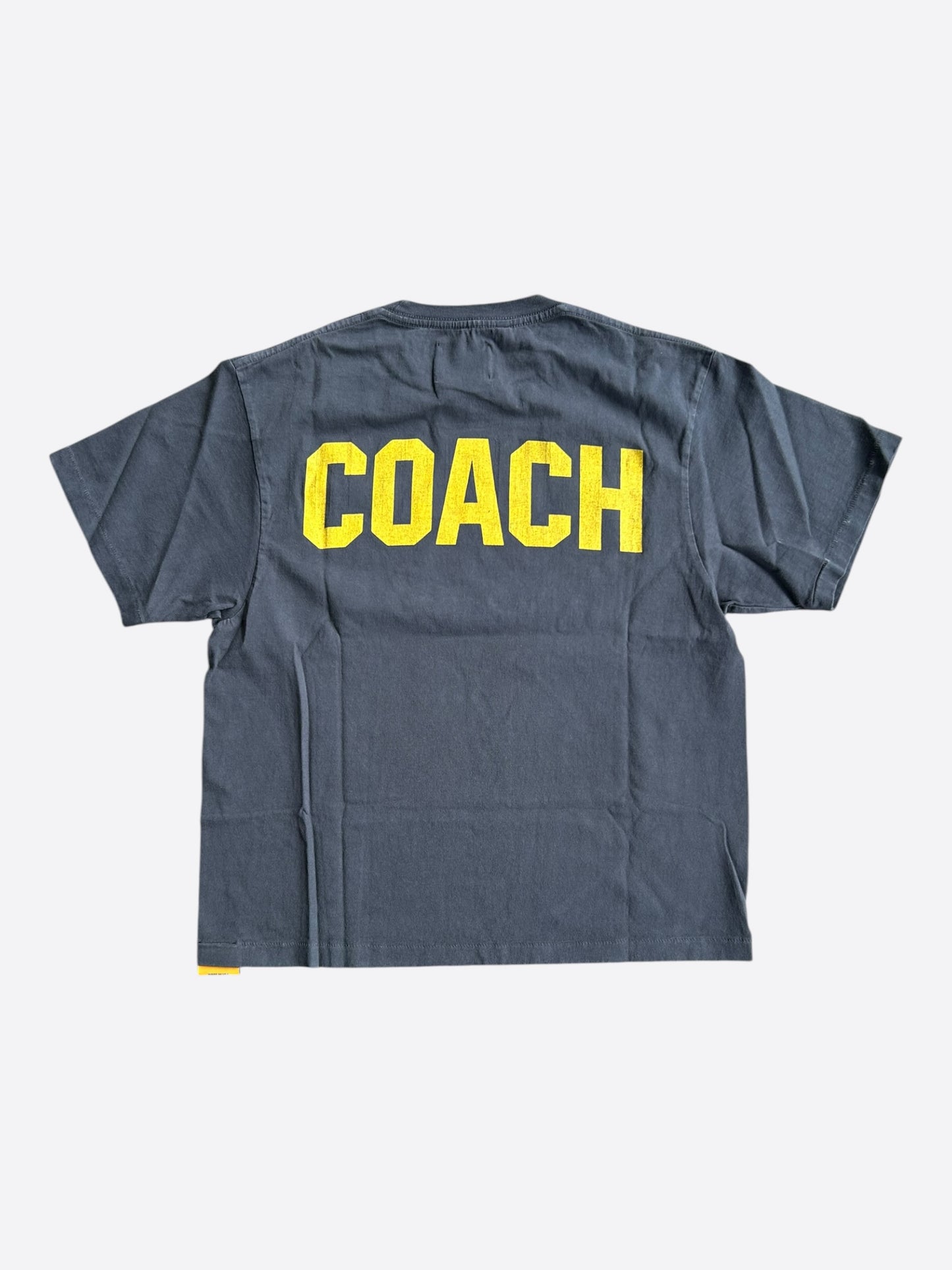 Gallery Dept Faded Black & Yellow Student Coach Reversible Logo T-Shirt