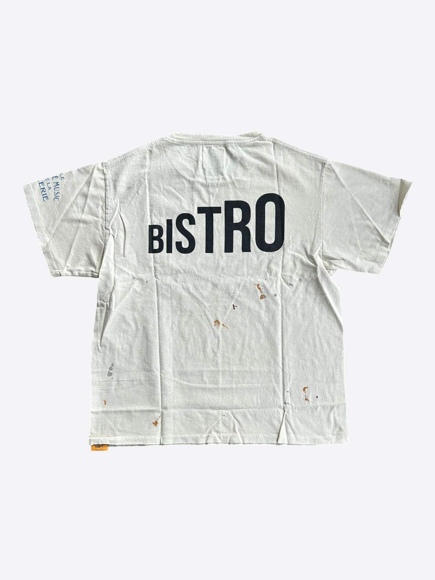 Gallery Dept Antique White & Black Cafe Bistro Logo T-Shirt