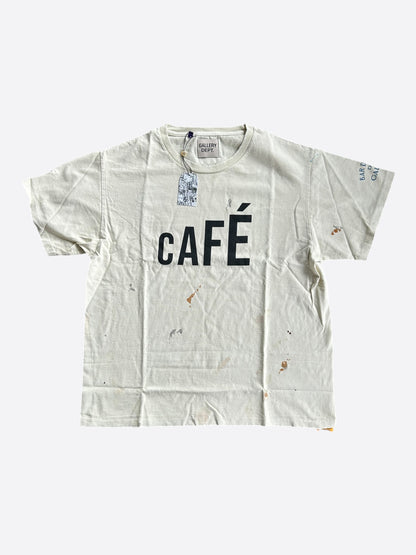 Gallery Dept Antique White & Black Cafe Bistro Logo T-Shirt