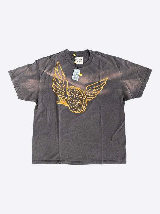 Gallery Dept Black Big Flying Brain T-Shirt