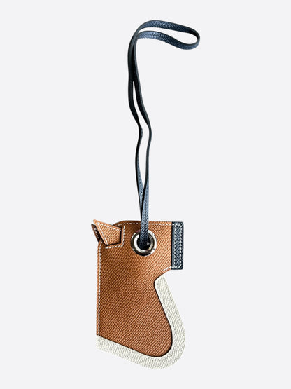 Hermes Brown Camail Bag Charm