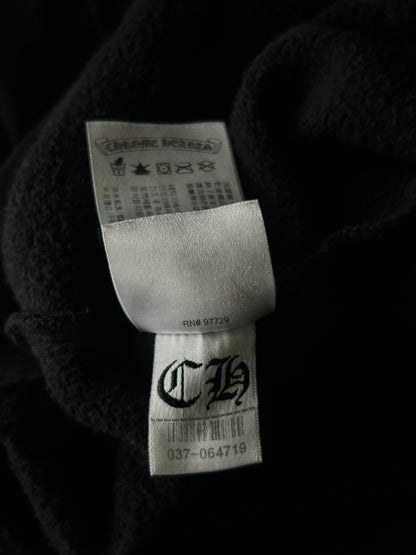 Chrome Hearts Black & White Horseshoe Logo Sweater