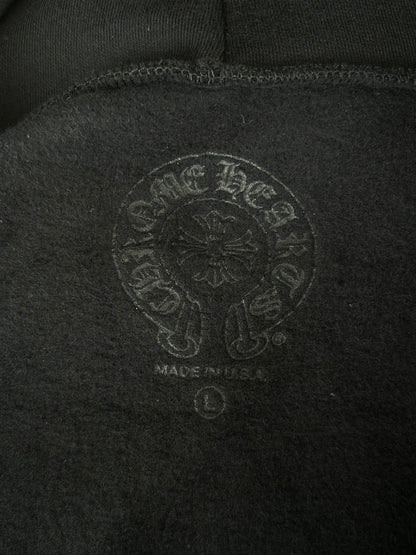 Chrome Hearts Black & Olive Script Zip Up Hoodie