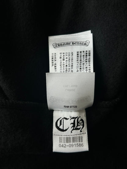 Chrome Hearts Black & Olive Script Zip Up Hoodie