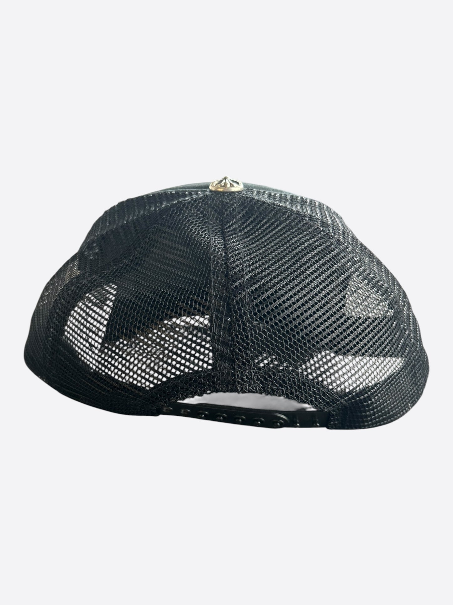 Chrome Hearts Black & White Malibu Trucker Hat