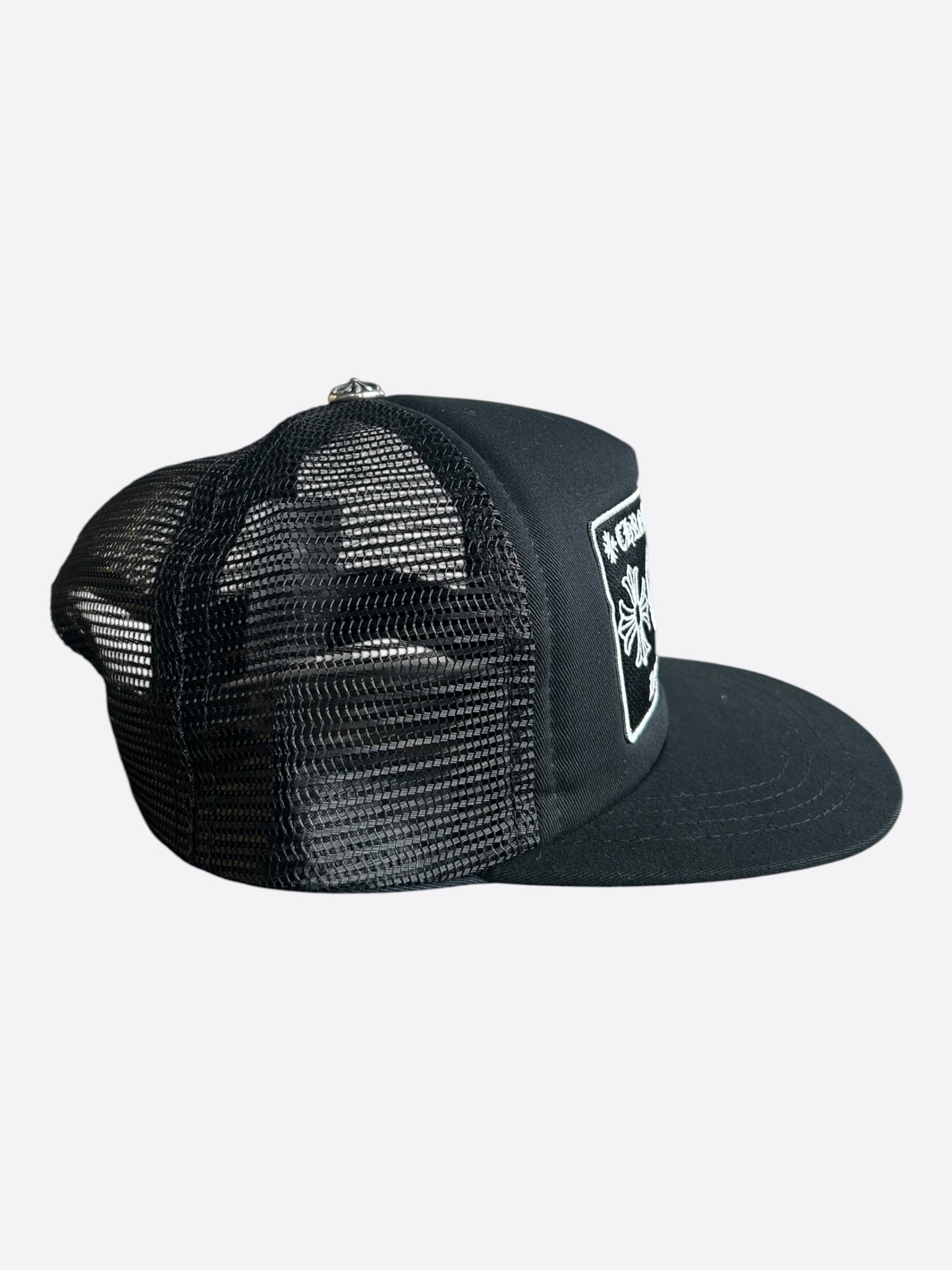 Chrome Hearts Black & White Los Angeles Trucker Hat