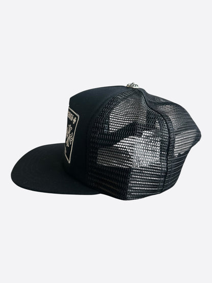 Chrome Hearts Black & White Los Angeles Trucker Hat