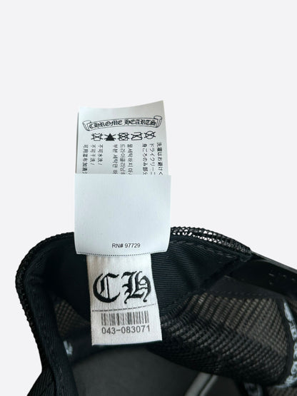 Chrome Hearts Black & White Los Angeles Trucker Hat