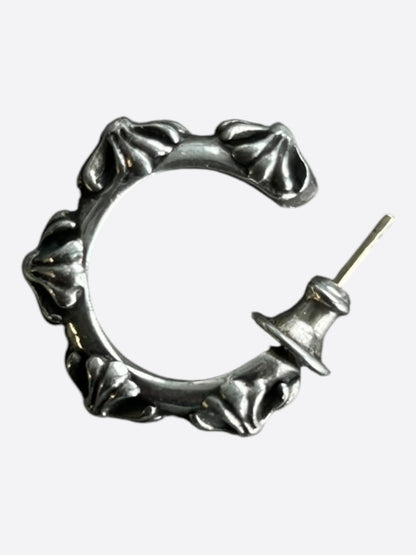 Chrome Hearts Silver Cross Earring
