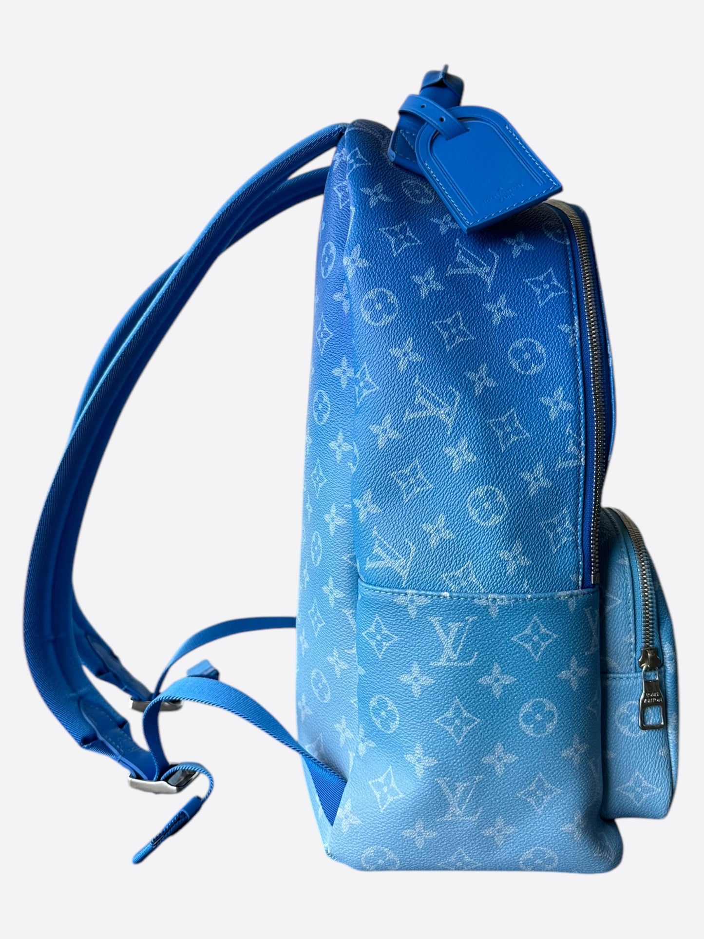 Louis Vuitton Blue & White Cloud Monogram Backpack – Savonches