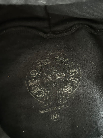 Chrome Hearts Black & Purple Friends & Family Glitter Floral Logo Hoodie