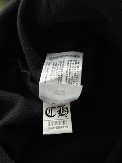 Chrome Hearts Black & Purple Friends & Family Glitter Floral Logo Hoodie