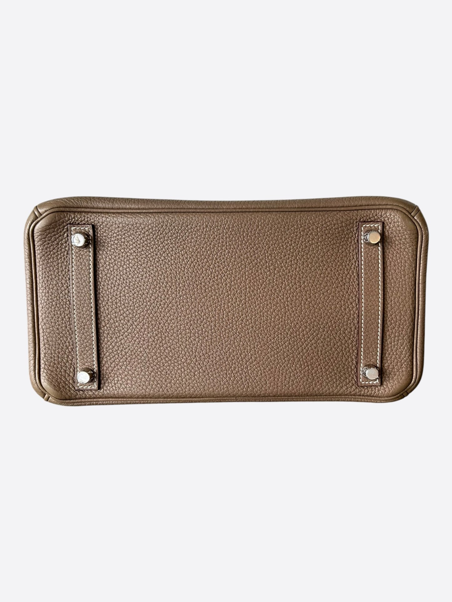 Hermes Etoupe Togo & Palladium Hardware Birkin 30