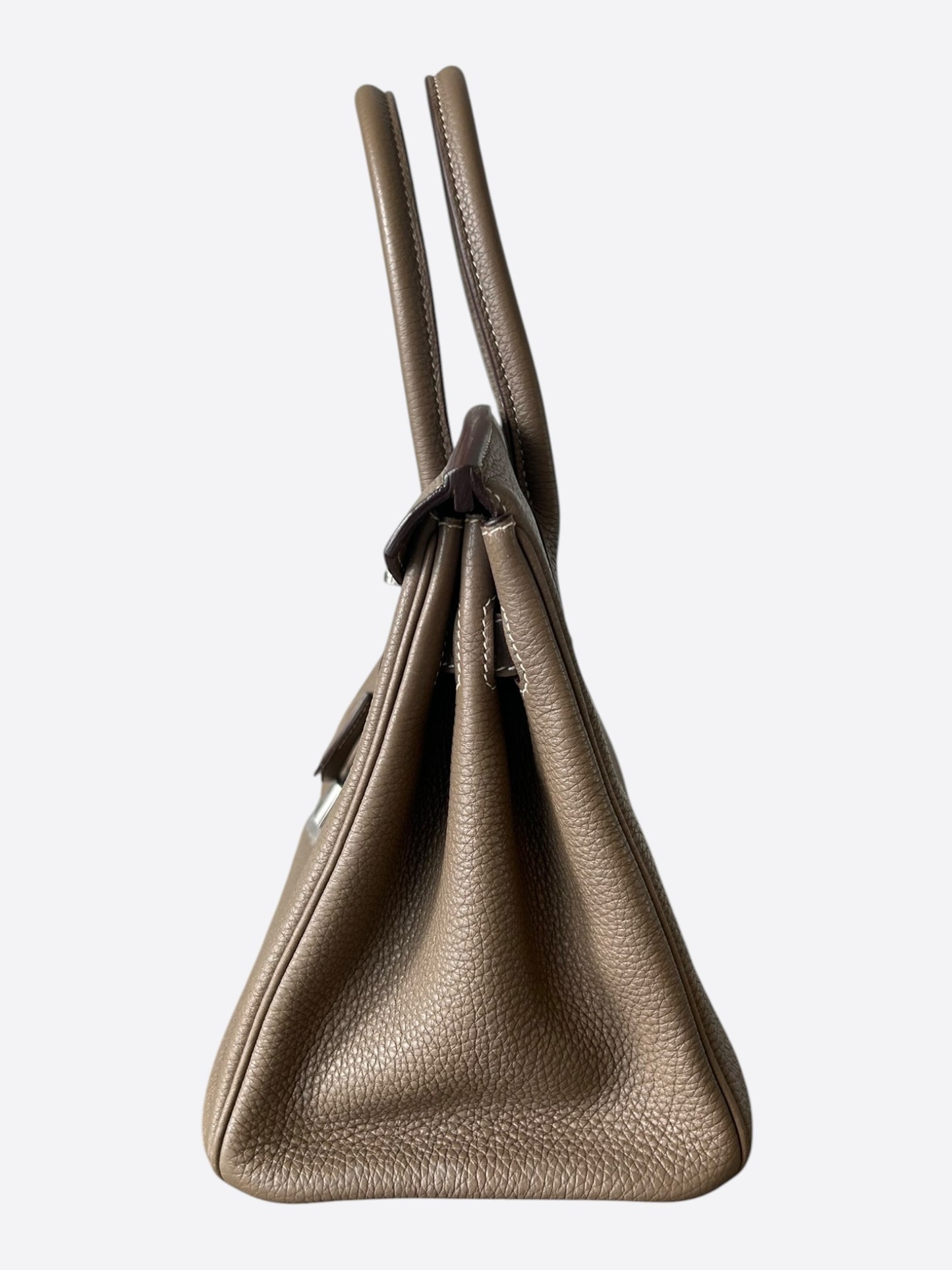 Hermes Etoupe Togo & Palladium Hardware Birkin 30
