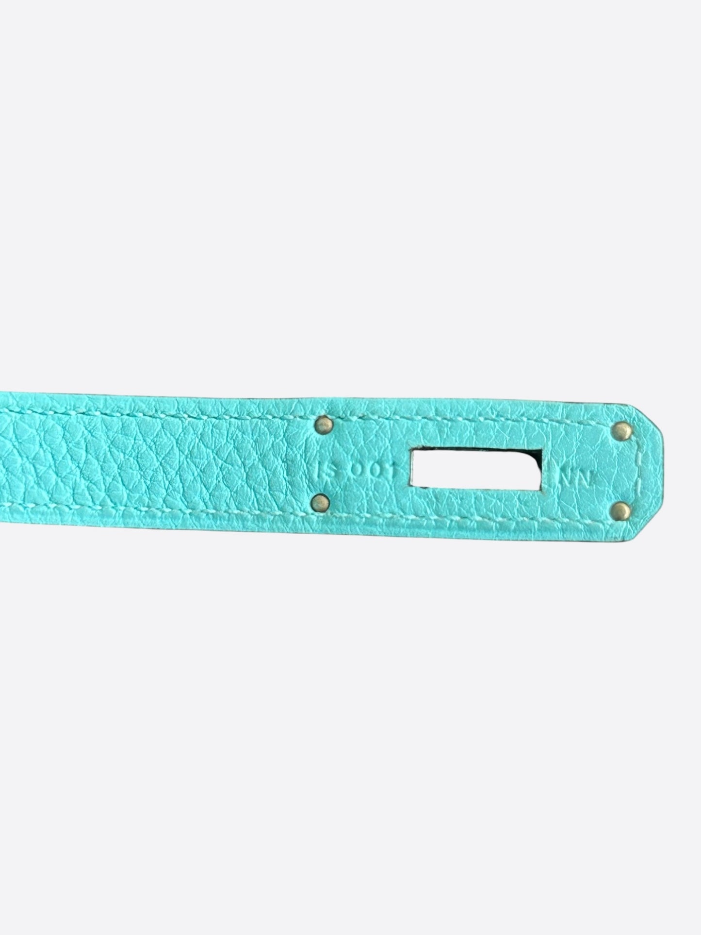 Hermes Blue Atoll Togo & Palladium Hardware Kelly 32