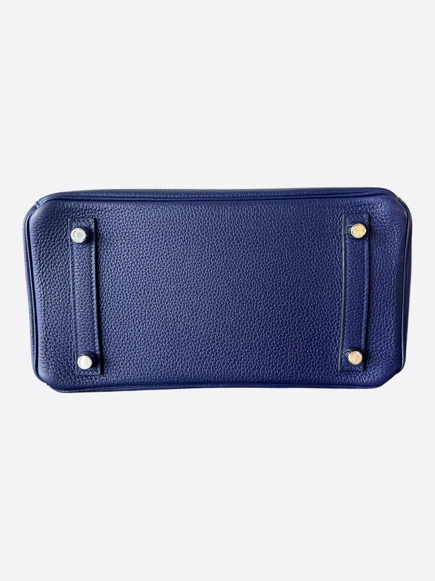 Hermes Sapphire Blue Togo & Palladium Hardware Birkin 25