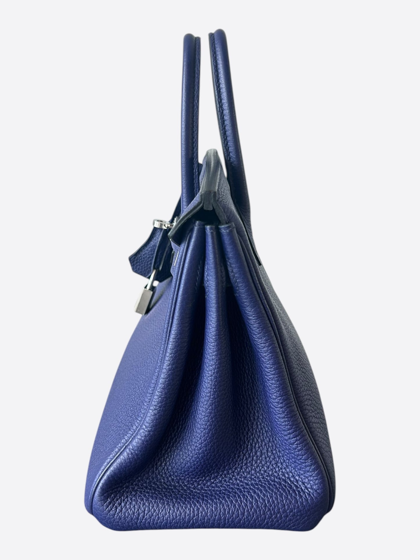 Hermes Sapphire Blue Togo & Palladium Hardware Birkin 25