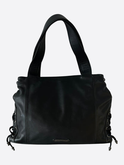 Chrome Hearts Black JJ Dean Leather Bag