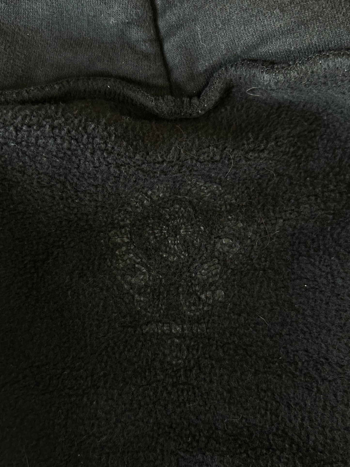 Chrome Hearts Black & Pink Dagger Script Zip Up Hoodie