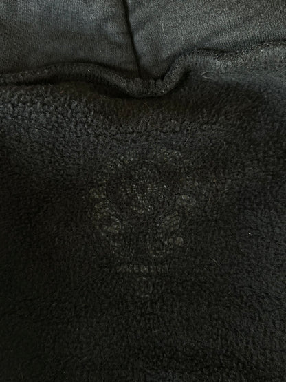 Chrome Hearts Black & Pink Dagger Script Zip Up Hoodie