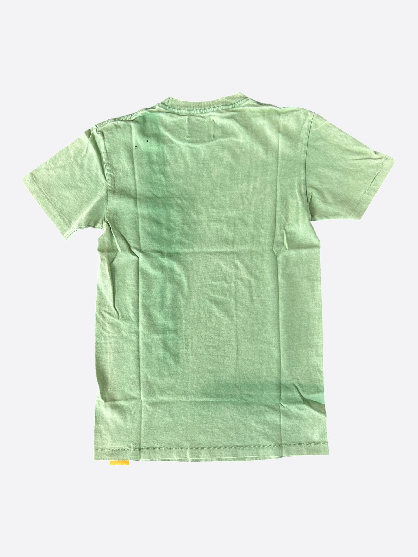Gallery Dept Vintage Green & White Paint Splatter Logo T-Shirt