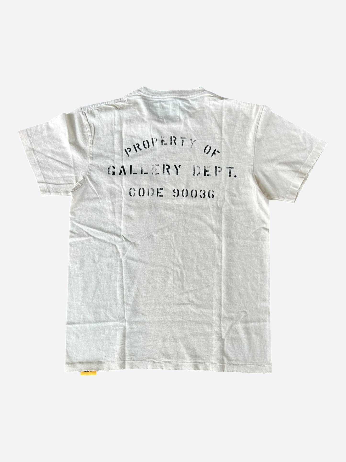 Gallery Dept Natural Property Of Gallery Dept Pocket T-Shirt