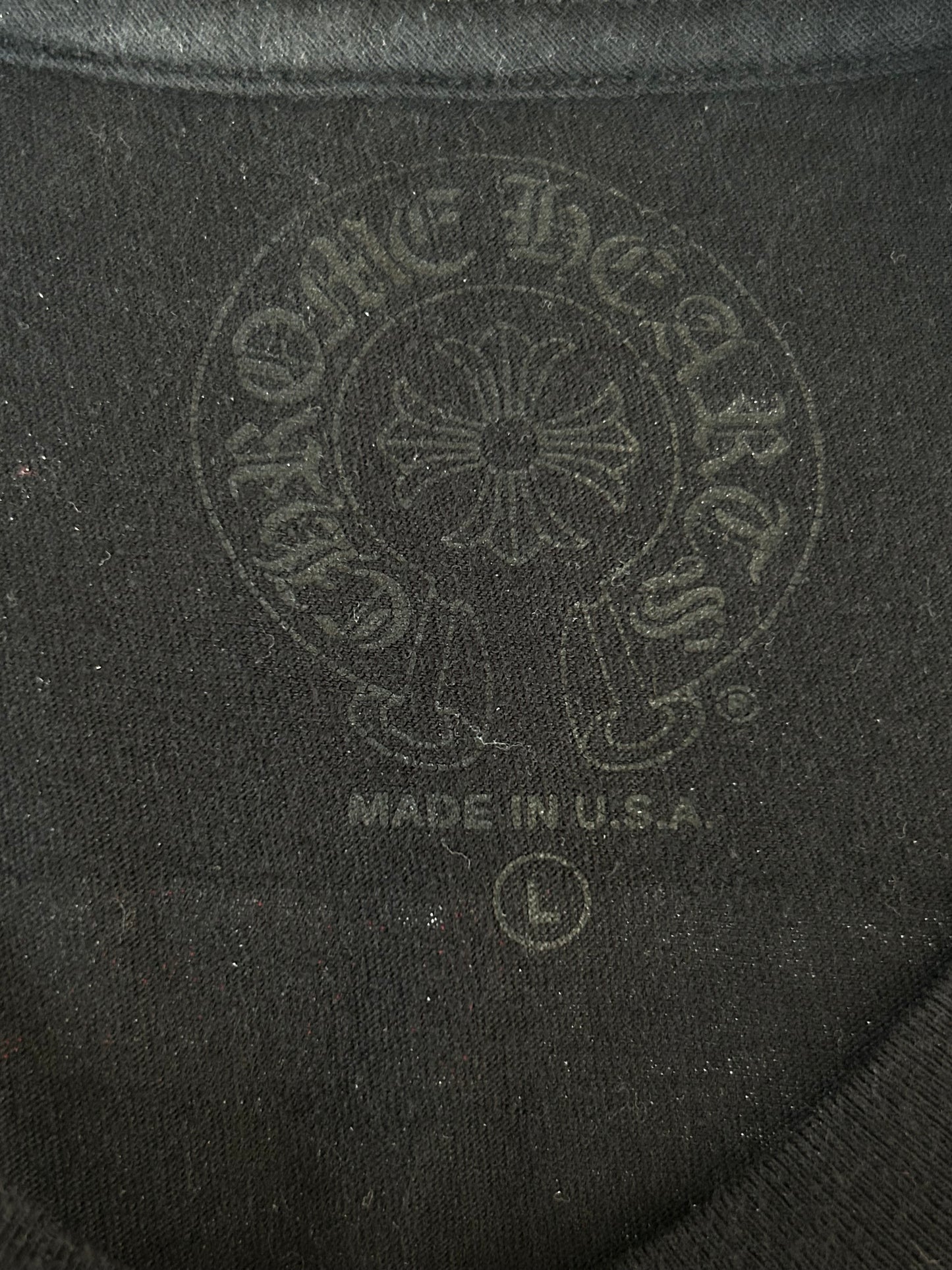 Chrome Hearts Black USA Flag T-Shirt