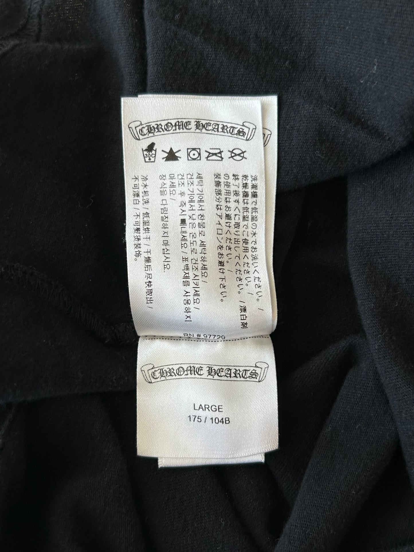 Chrome Hearts Black USA Flag T-Shirt