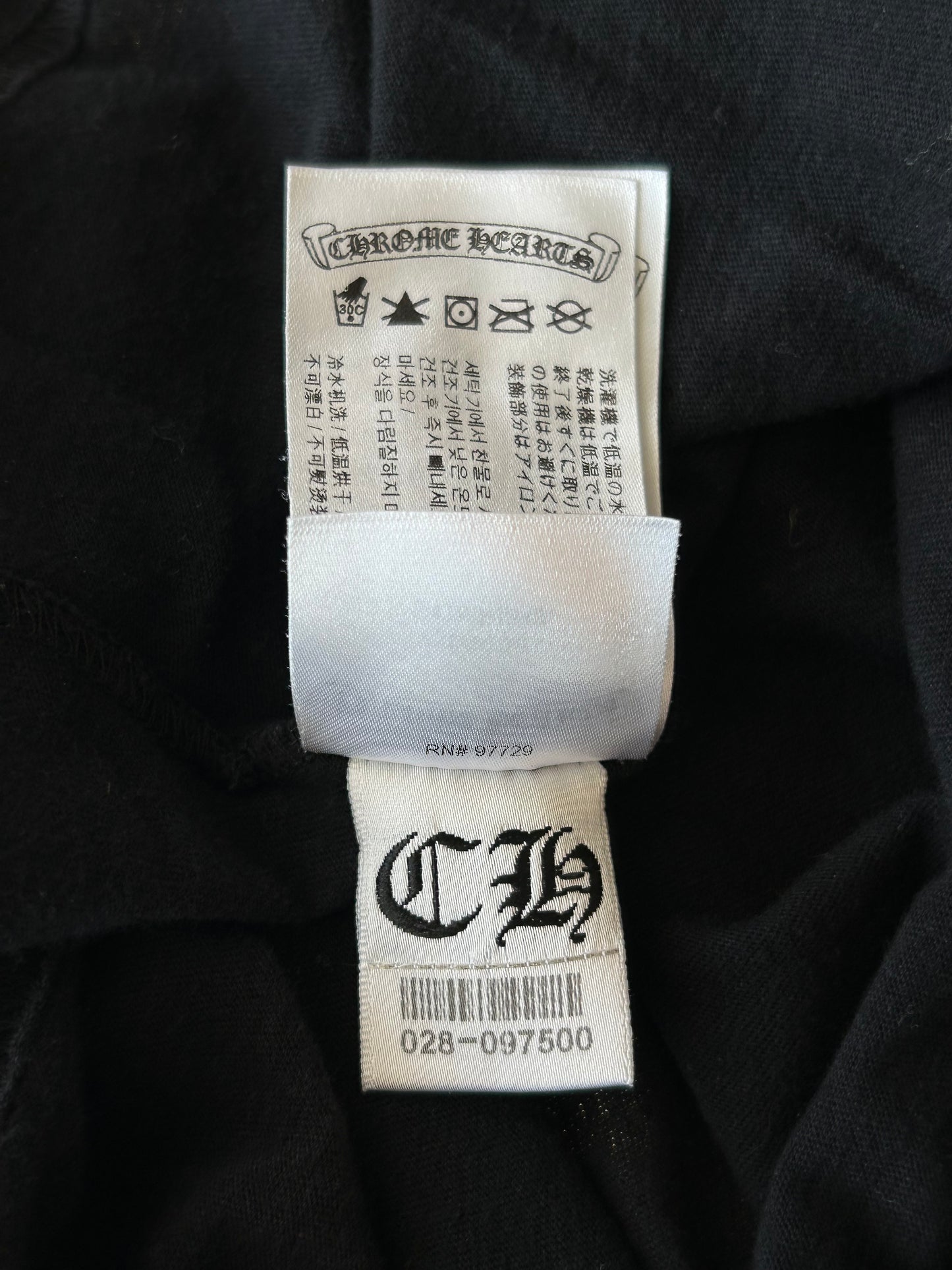 Chrome Hearts Black USA Flag T-Shirt