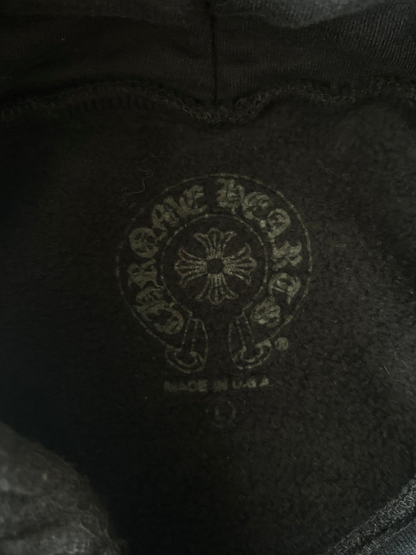 Chrome Hearts Black USA Flag Hoodie