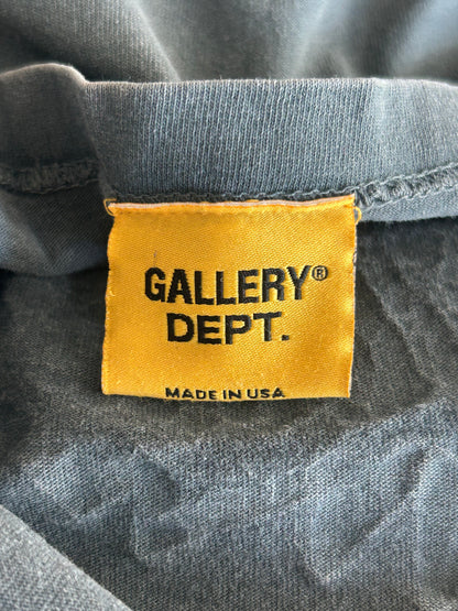 Gallery Dept Vintage Black ATK Skeleton Beach Glitter Logo T-Shirt