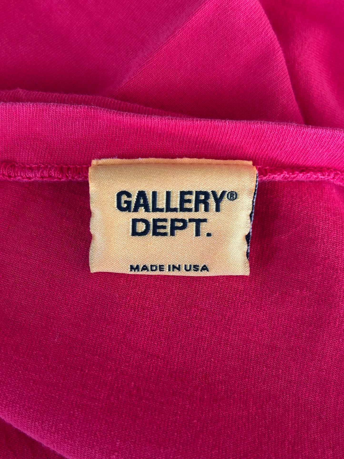 Gallery Dept Red & Black Gym Logo T-Shirt
