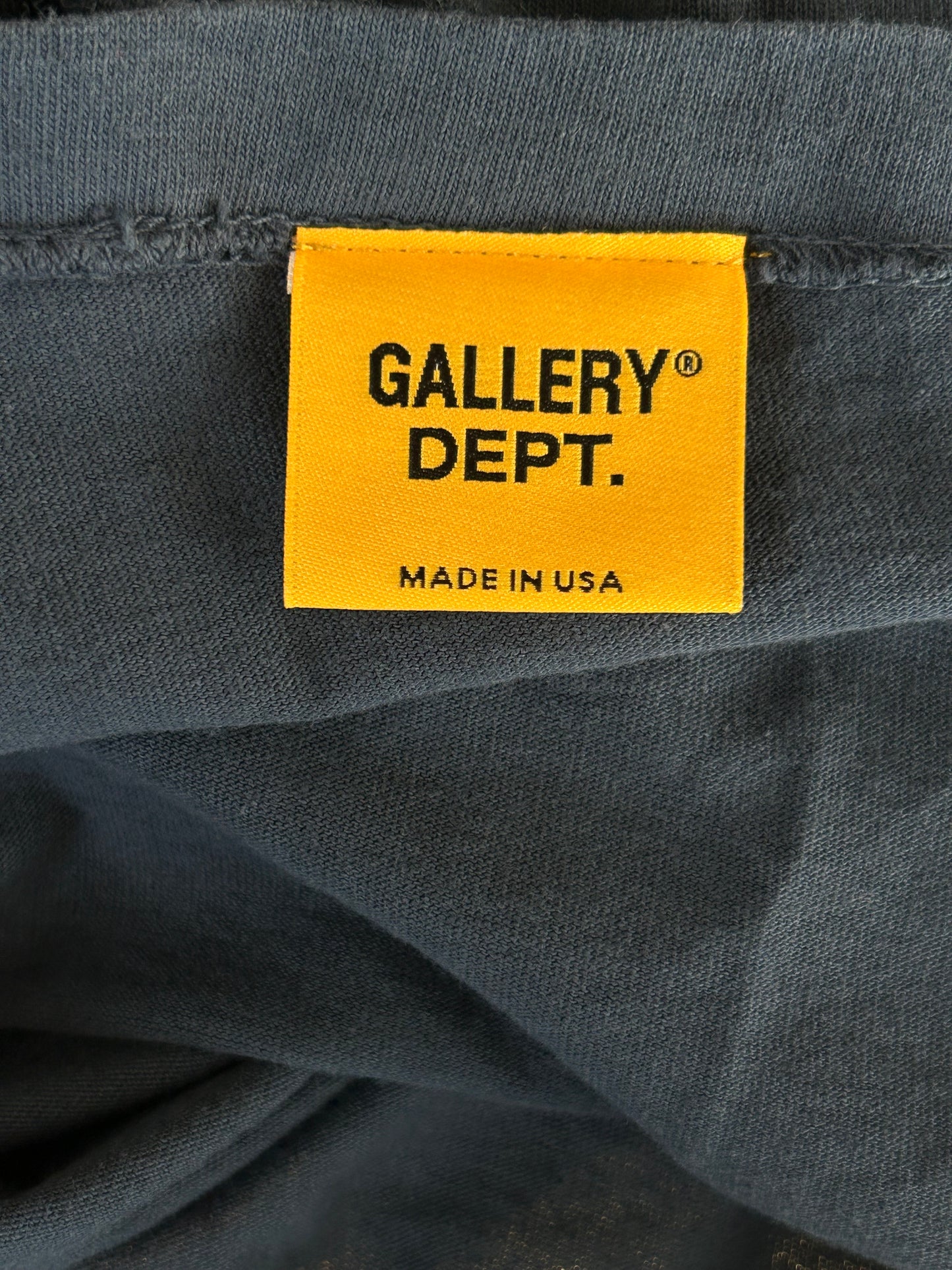 Gallery Dept Navy & Yellow Art Dept T-Shirt