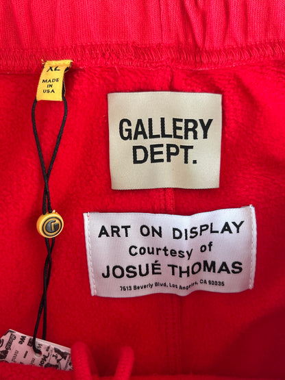Gallery Dept Red & Black Dept Gym Sweatpants