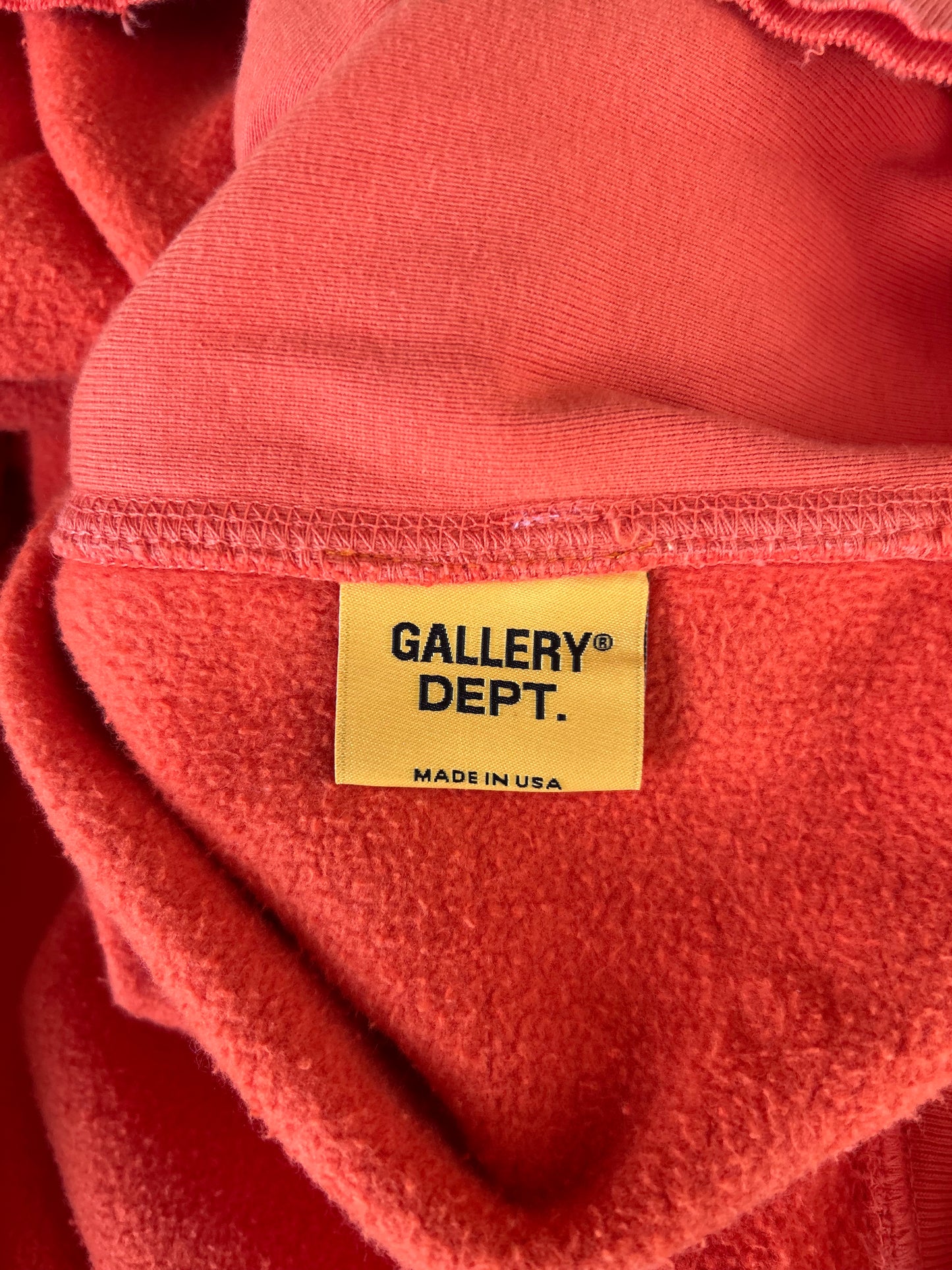 Gallery Dept Red & Blue Logo Hoodie