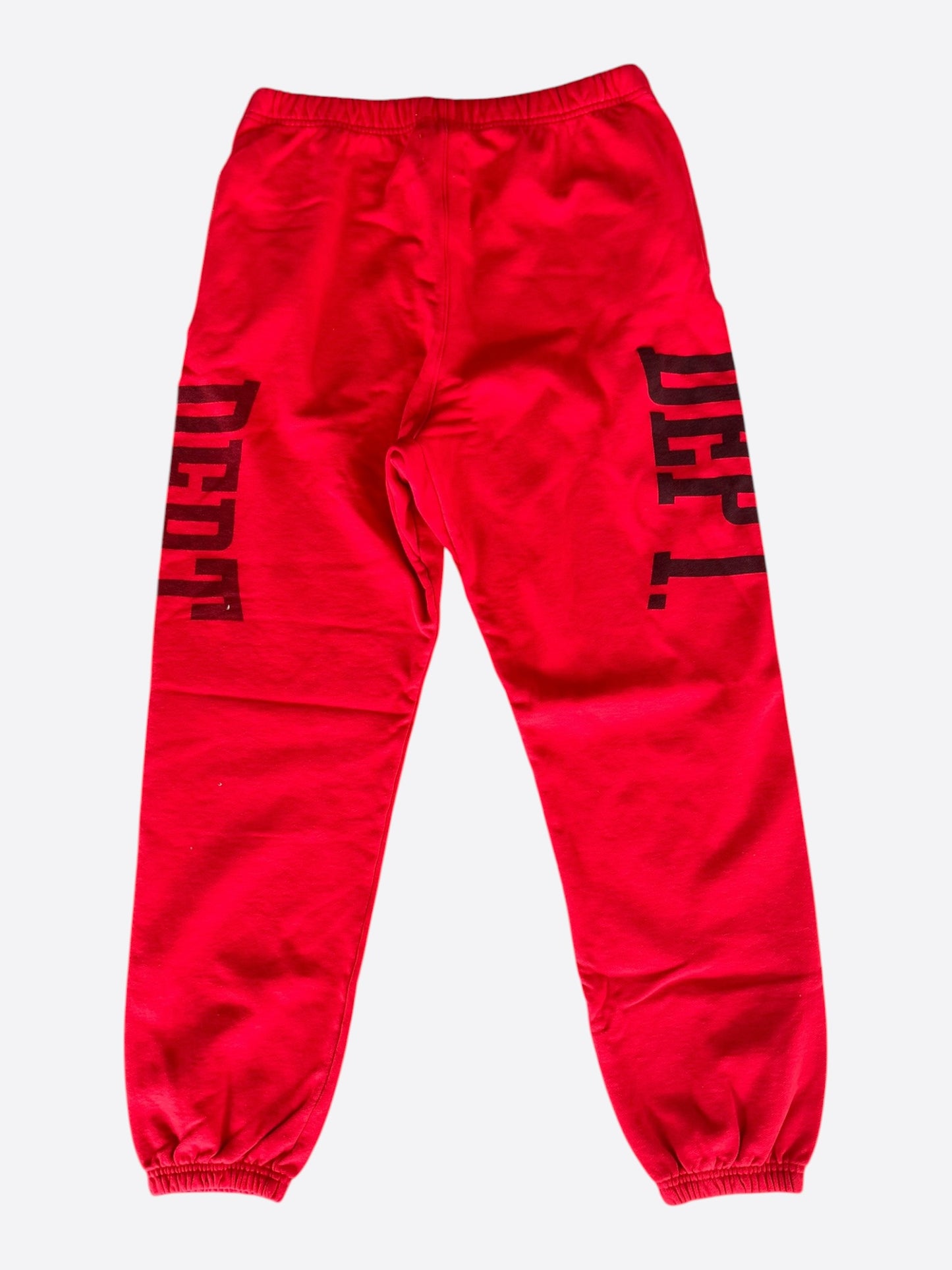 Gallery Dept Red & Black Dept Gym Sweatpants
